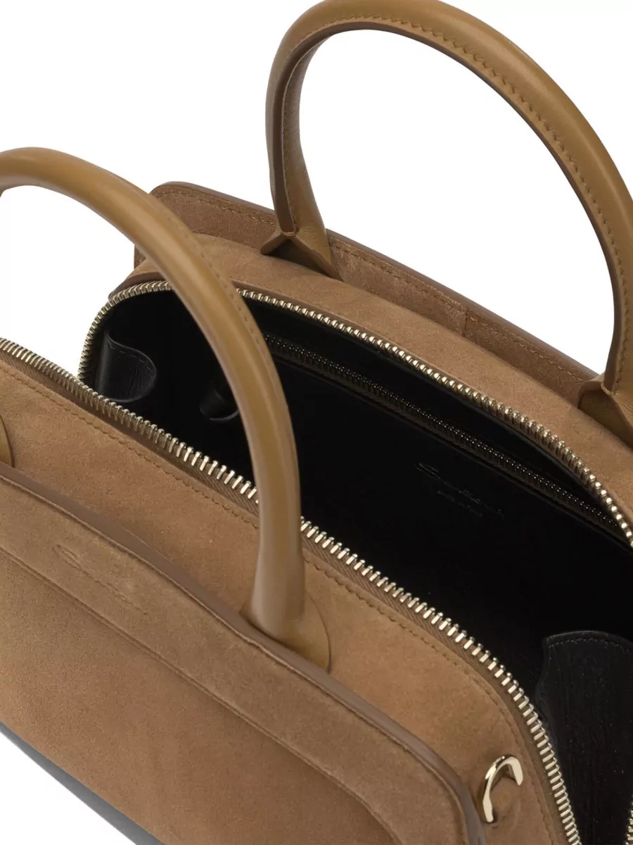 Santoni Leather Shoulder Bag