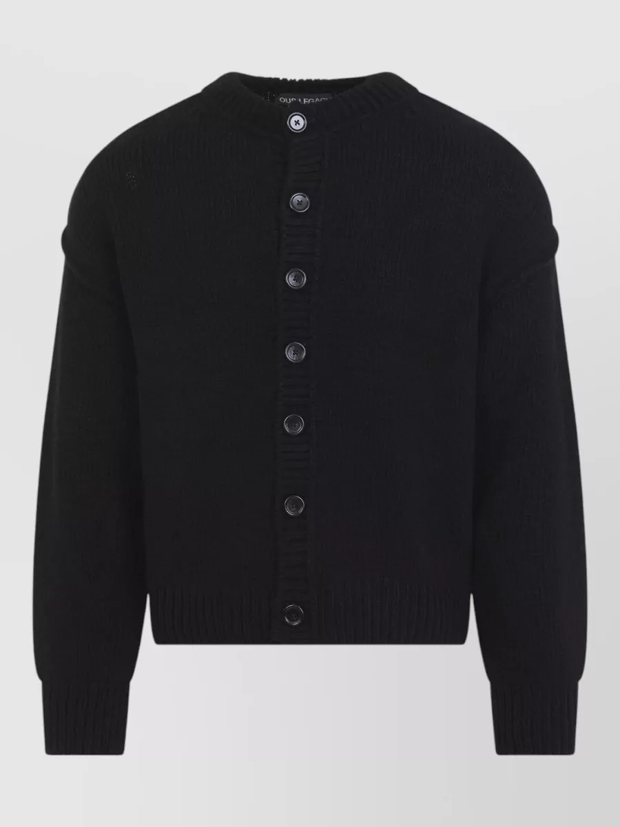 Our Legacy merino wool relaxed-fit cardigan