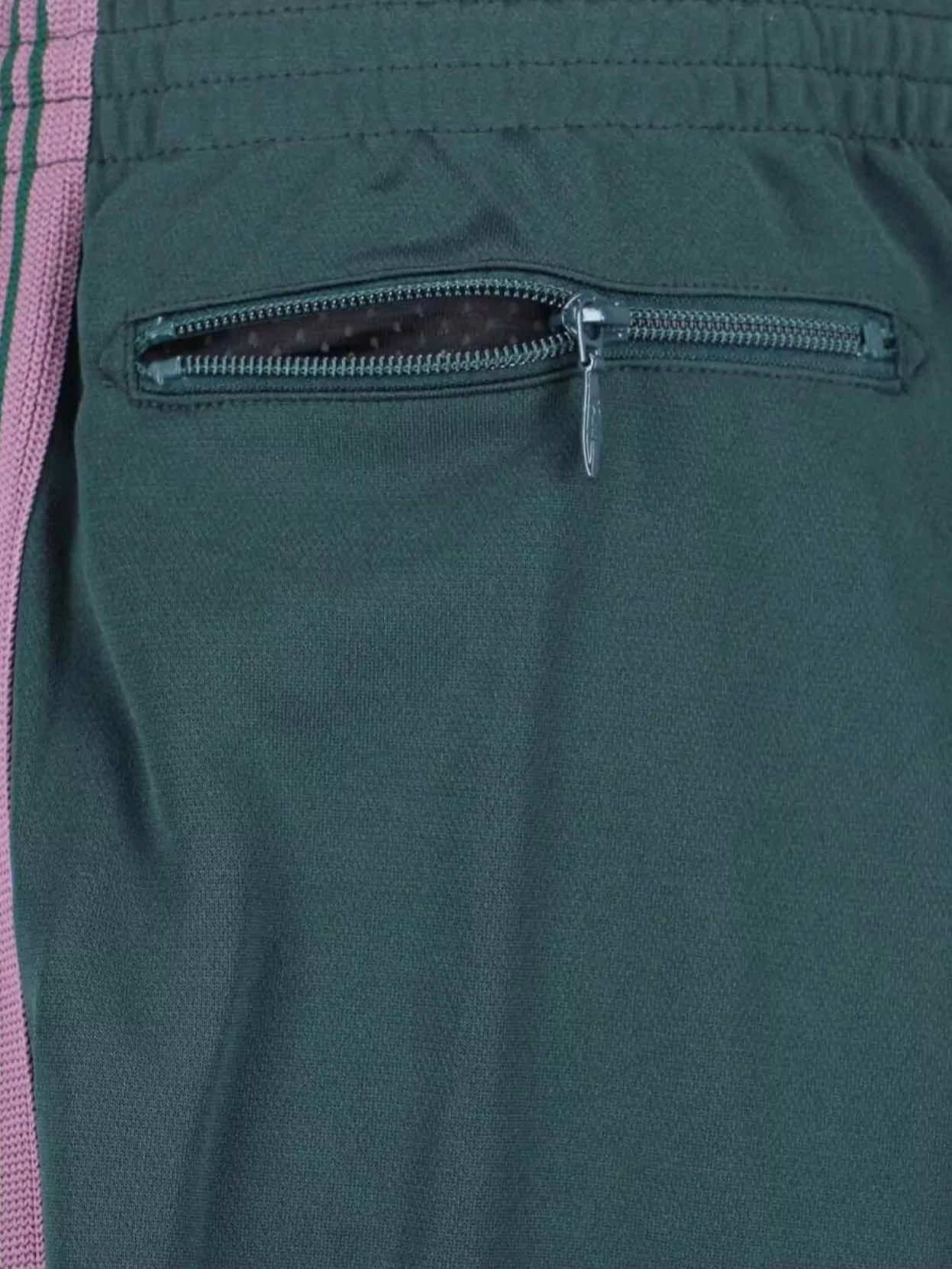 Needles Straight Trousers With Elastic Waistband And Pocket