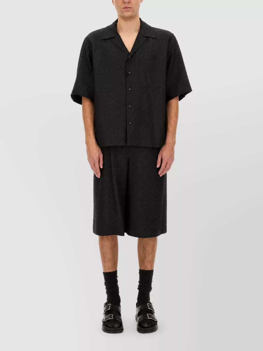 Alexander Mcqueen Skull Jacquard Swim Shorts
