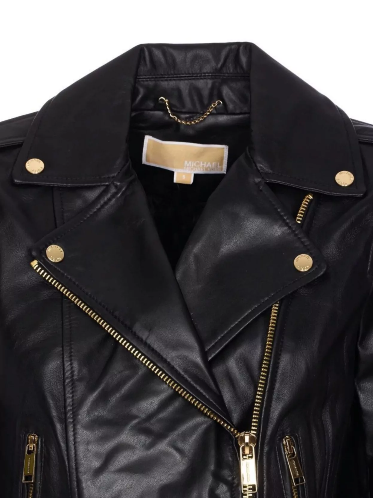 Michael Kors Biker Jacket Gold Hardware