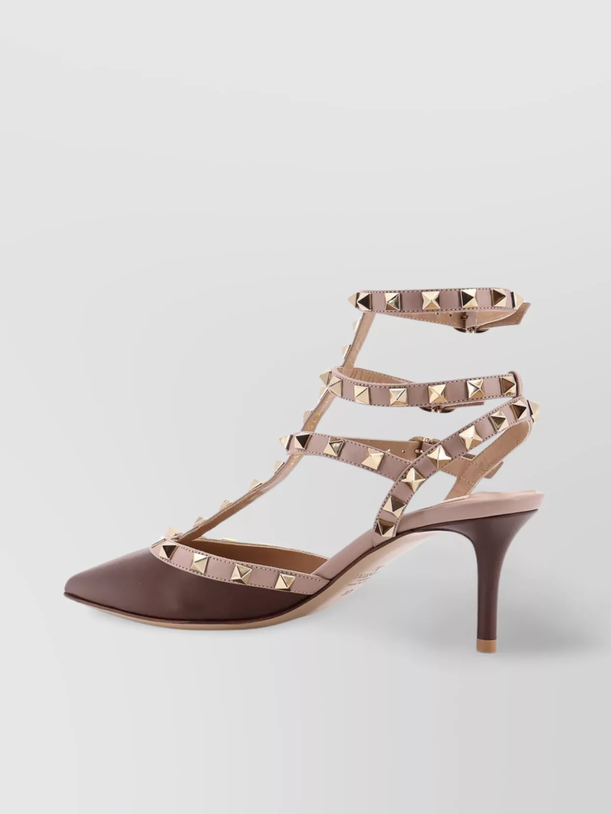 Valentino Garavani Rockstud Leather Slingback Sandals