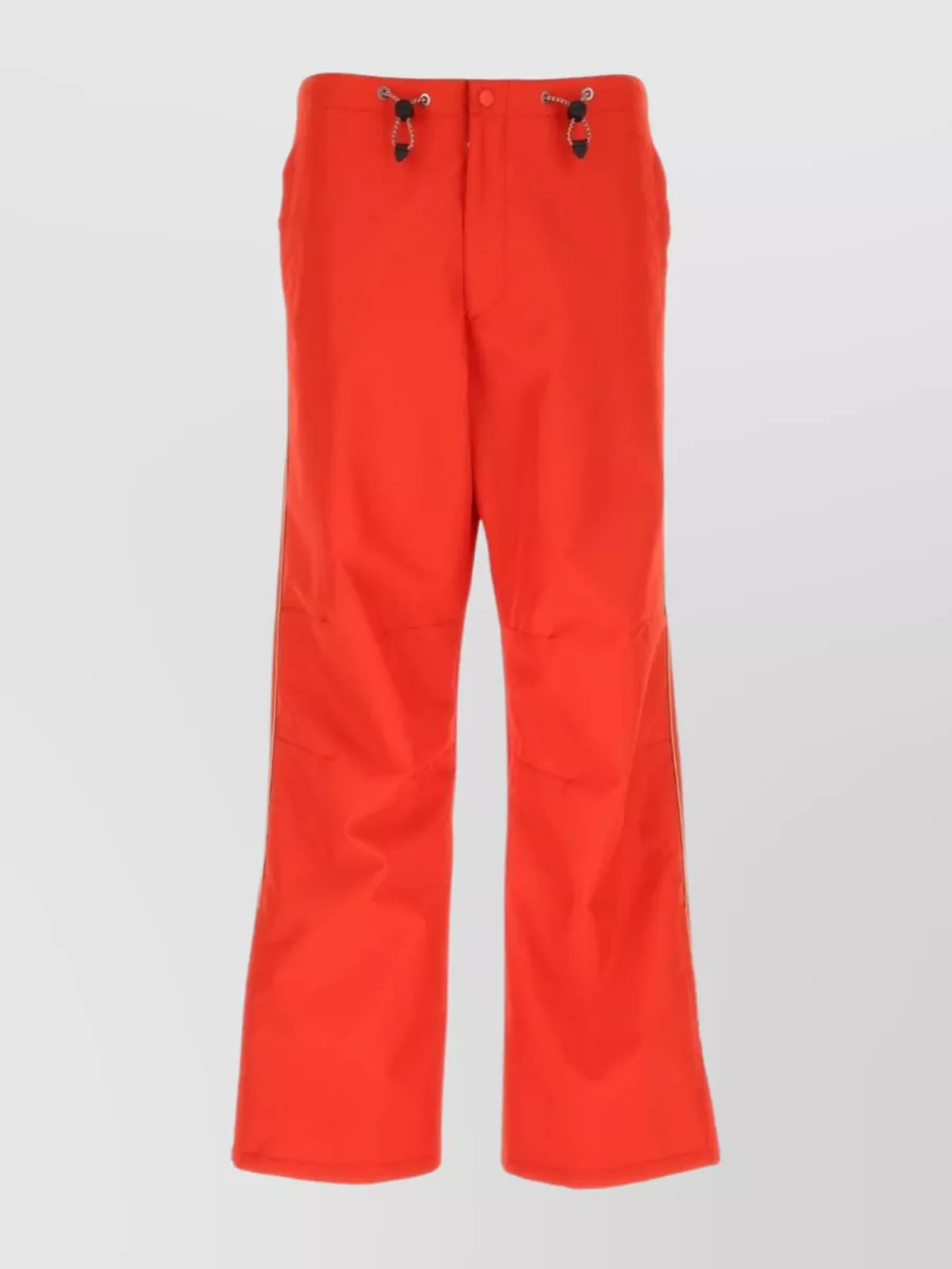 Shop Gucci Wide-leg Nylon Ski Pant In Red