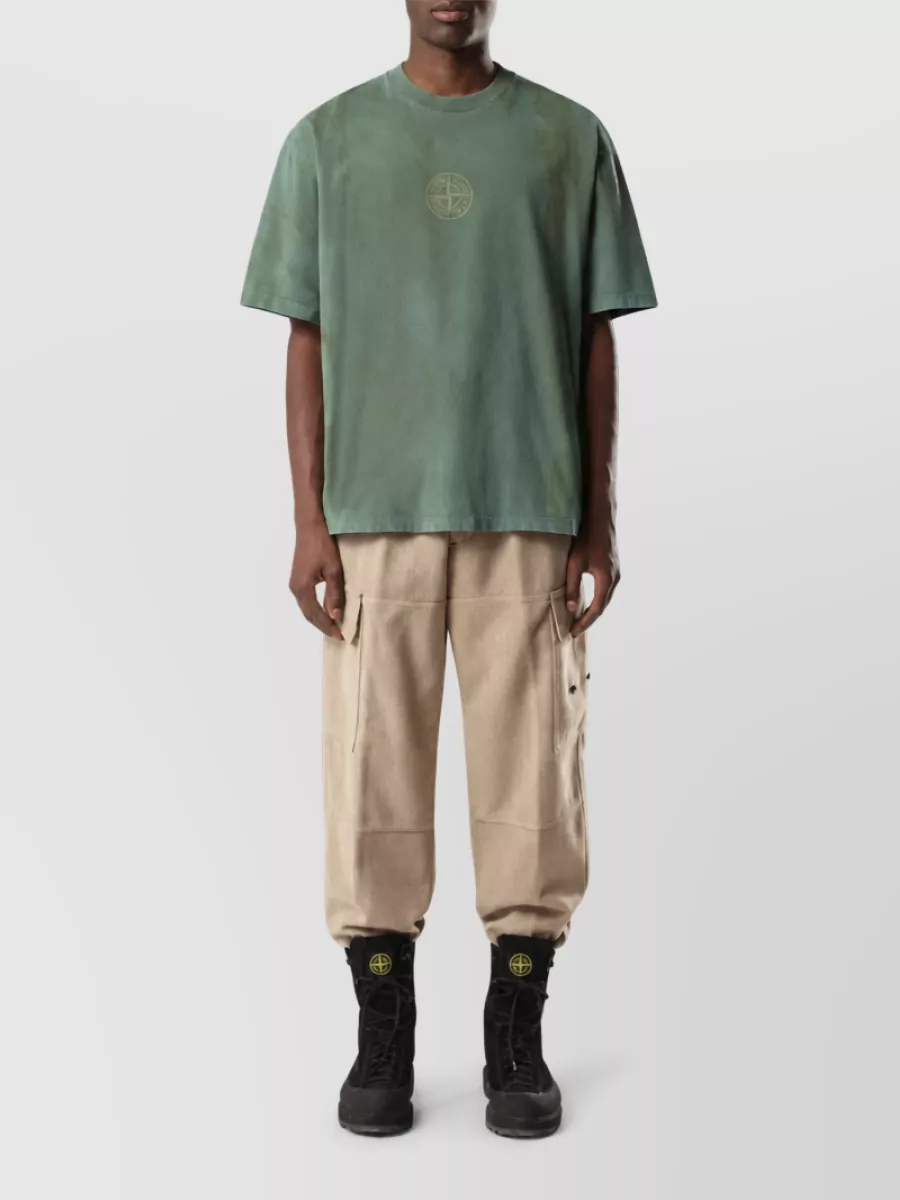 Stone Island Printed Regular-Fit Cotton T-Shirt
