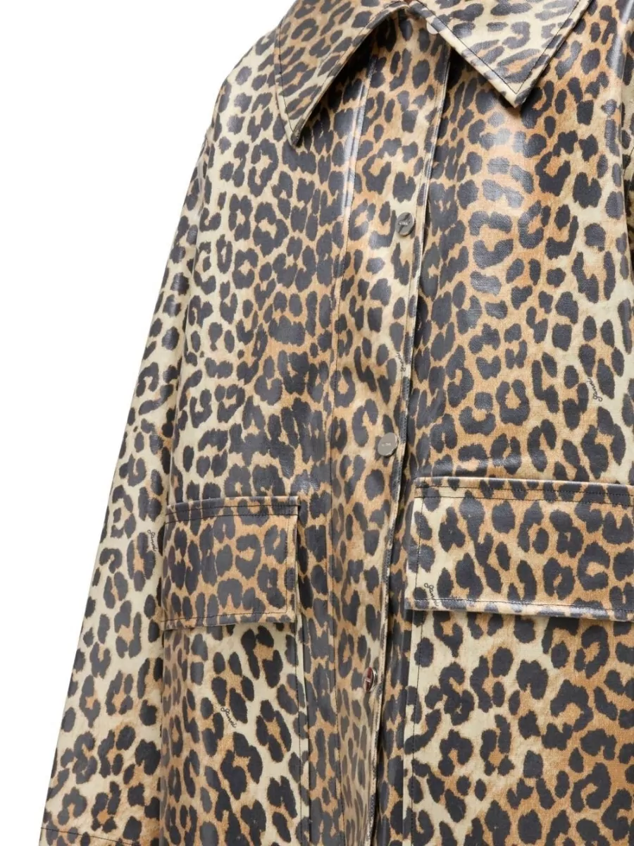 Ganni Leopard-Print Jacket