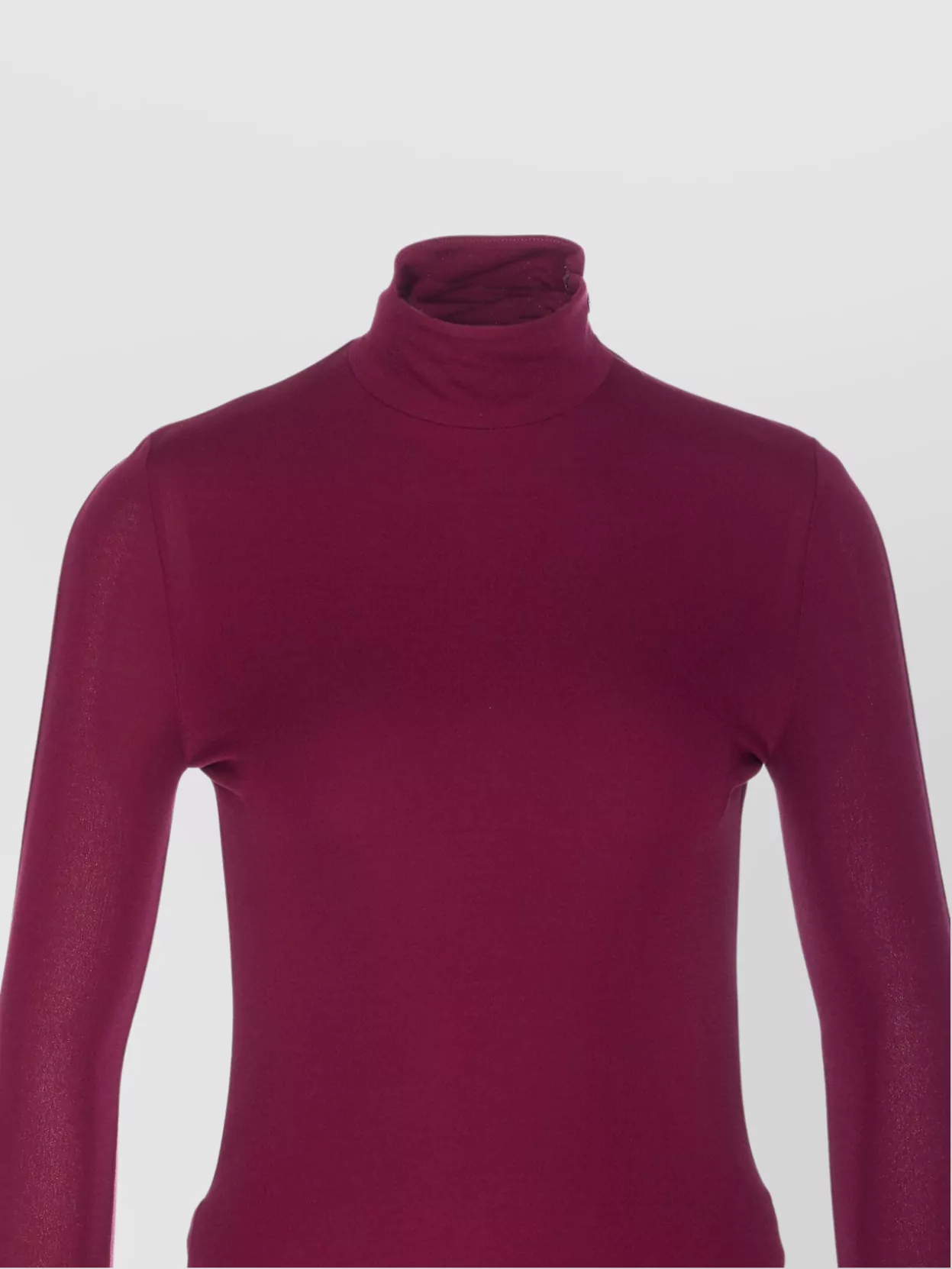 Alaïa Midi Dress With High Neck And Long Sleeves