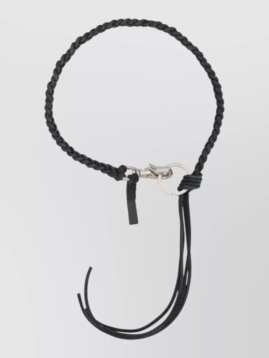 Our Legacy leather braided bracelet