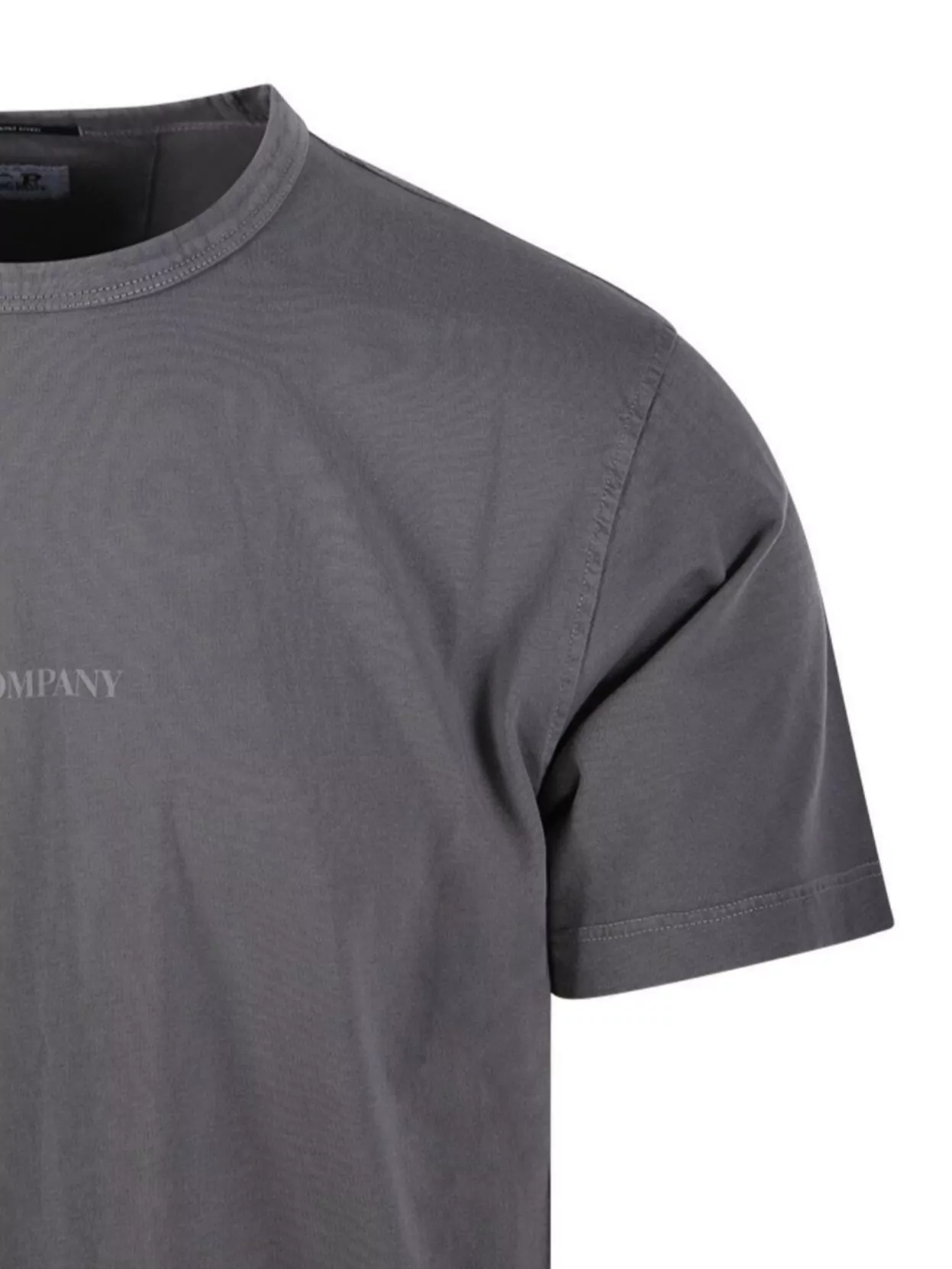 C.p. Company Logo T-Shirt With Crew Neck And Short Sleeves