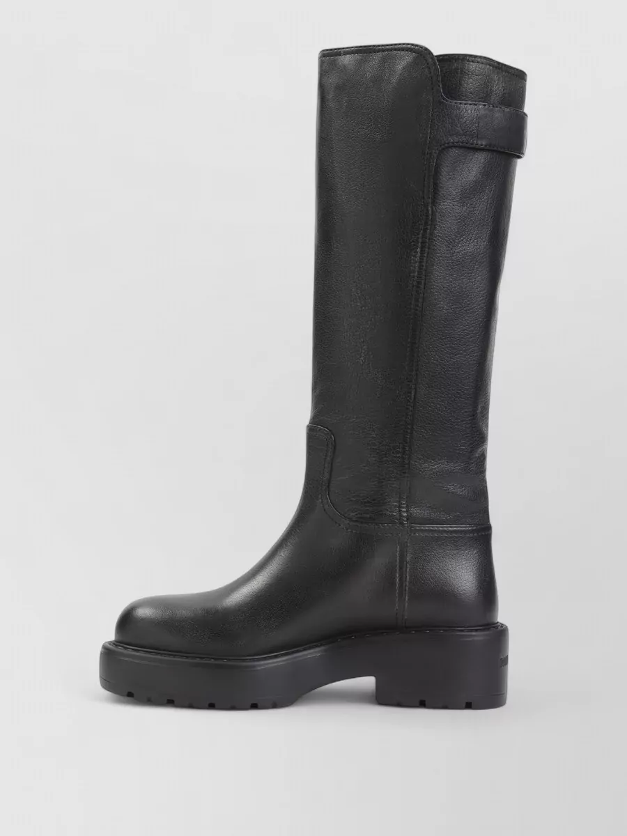 Miu Miu leather knee-high boots