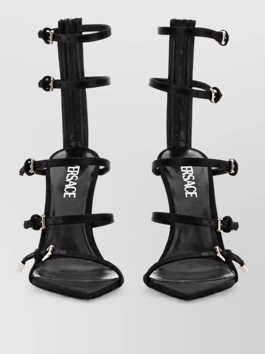 Versace silk sandals