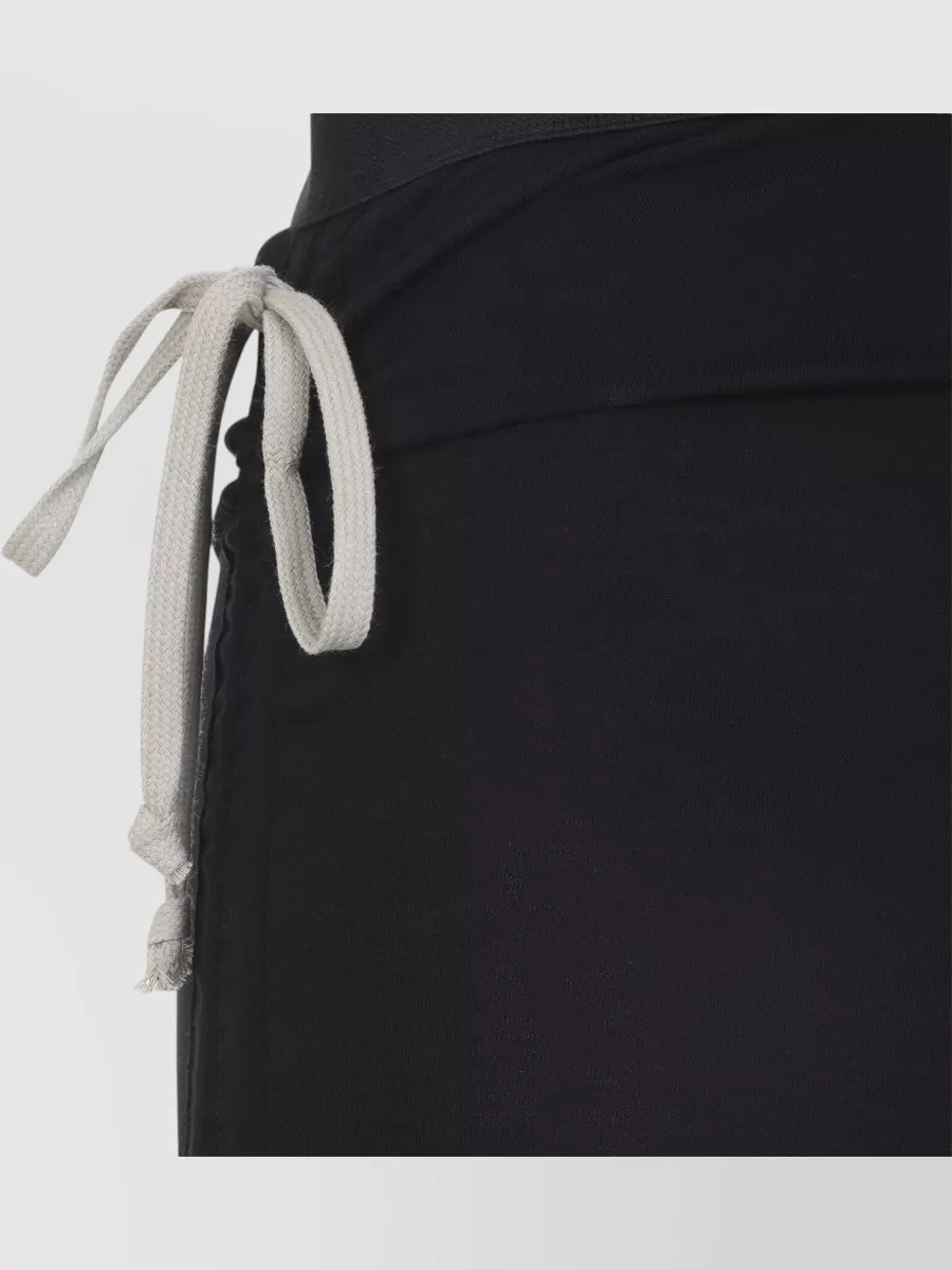 Rick Owens Edfu Knee Midi Jersey Skirt