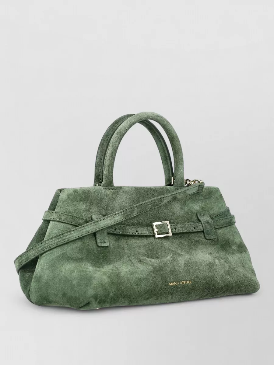 Manu Atelier Na Calf Leather Shoulder Bag