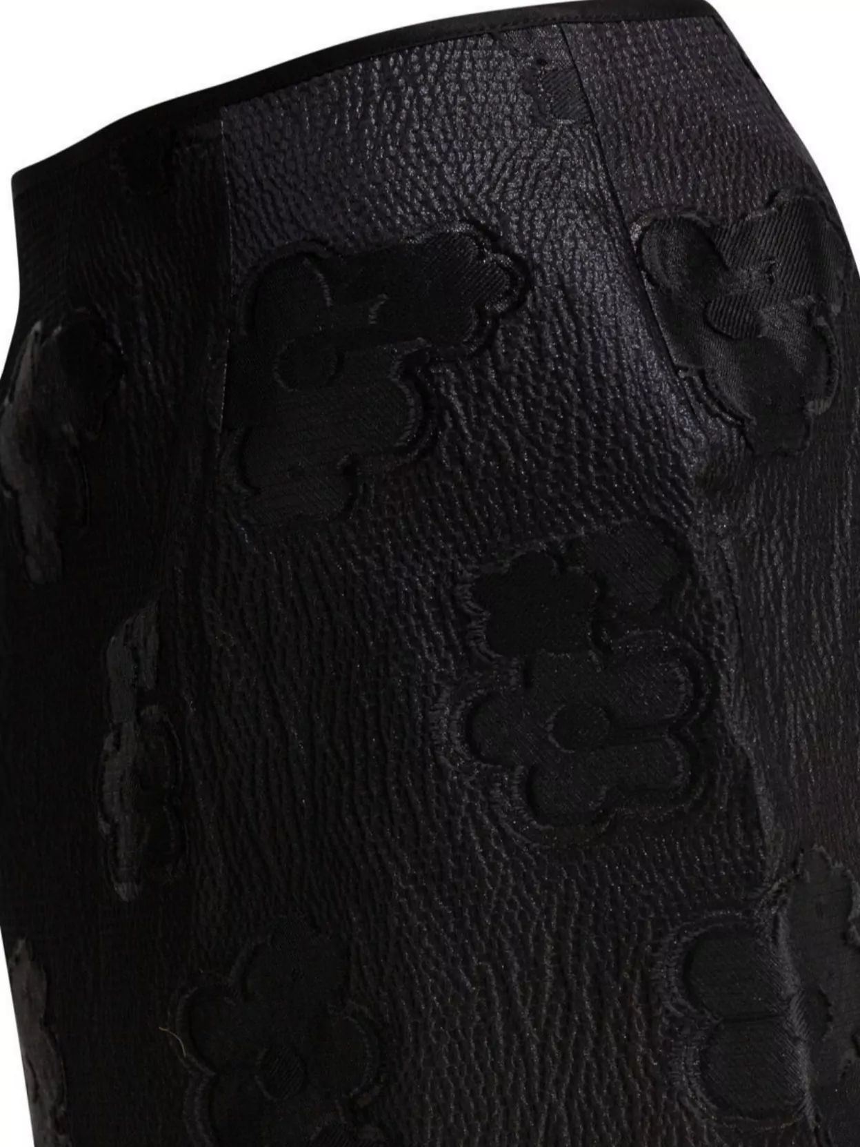 Cecilie Bahnsen Gonna Allegra In Misto Seta Nera  Donna