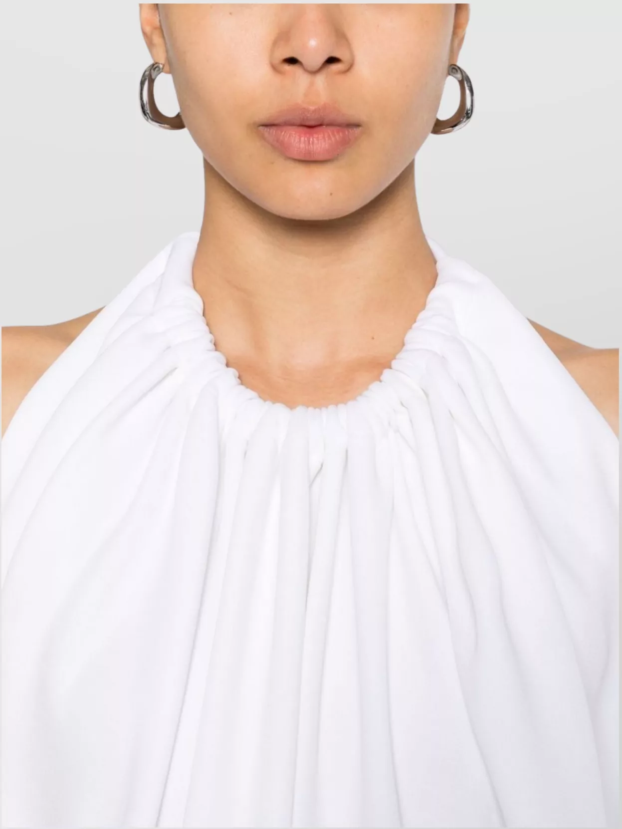 Max Mara Knee Length Dress With Back Tie Detail