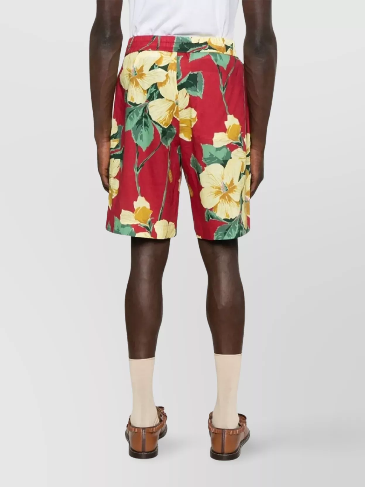 Drôle De Monsieur Luciano Floral Print Knee Length Shorts