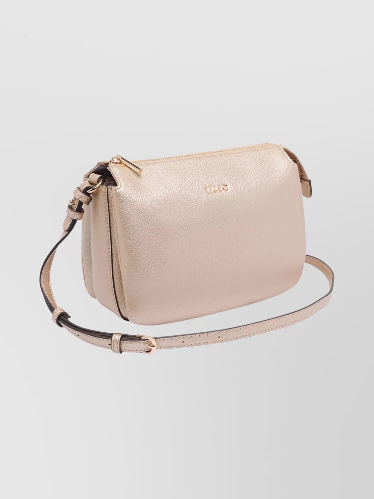Liu Jo Gold Textured Crossbody Bag Adjustable Strap