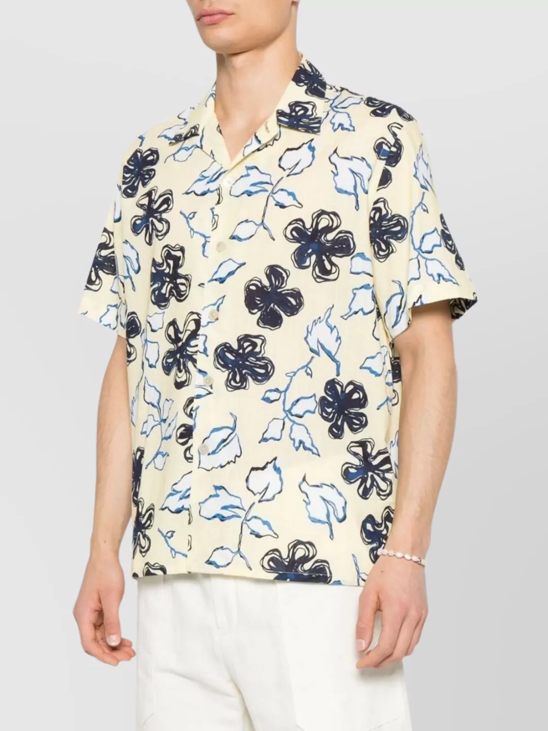 Paul Smith Floral Print Cotton Shirt