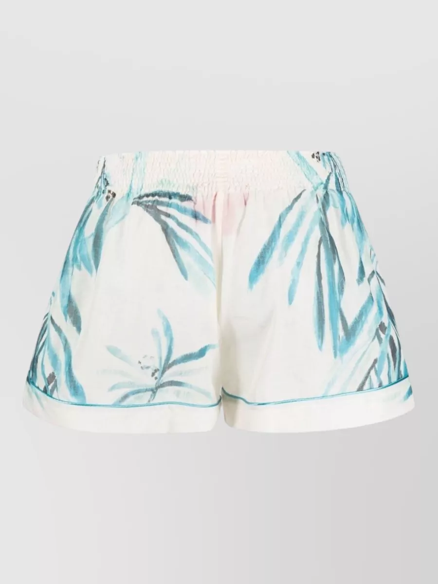F.r.s For Restless Sleepers floral-print cotton knee-length shorts