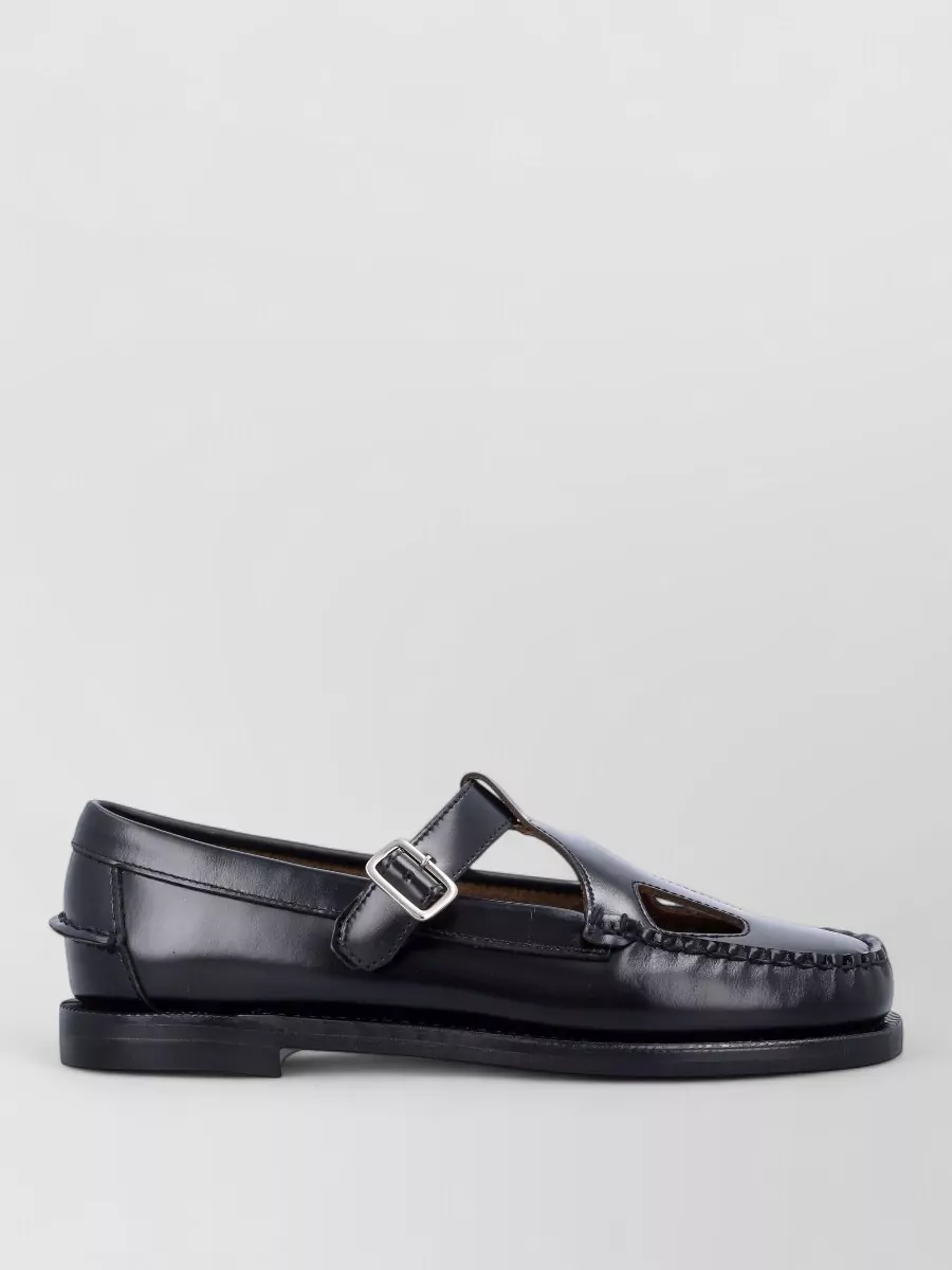 Sebago Leather Mary Jane Loafers