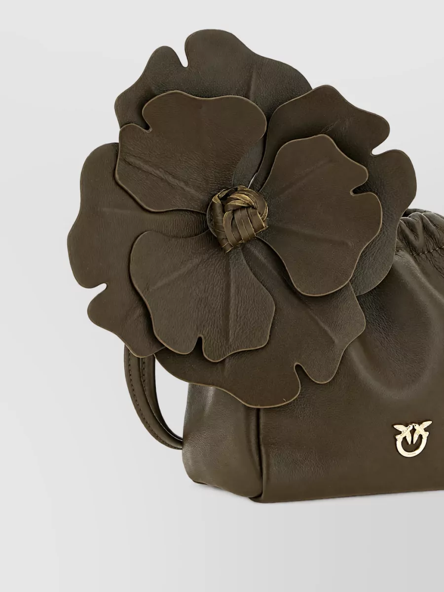 Pinko Na Sheepskin Leather Mini Bag