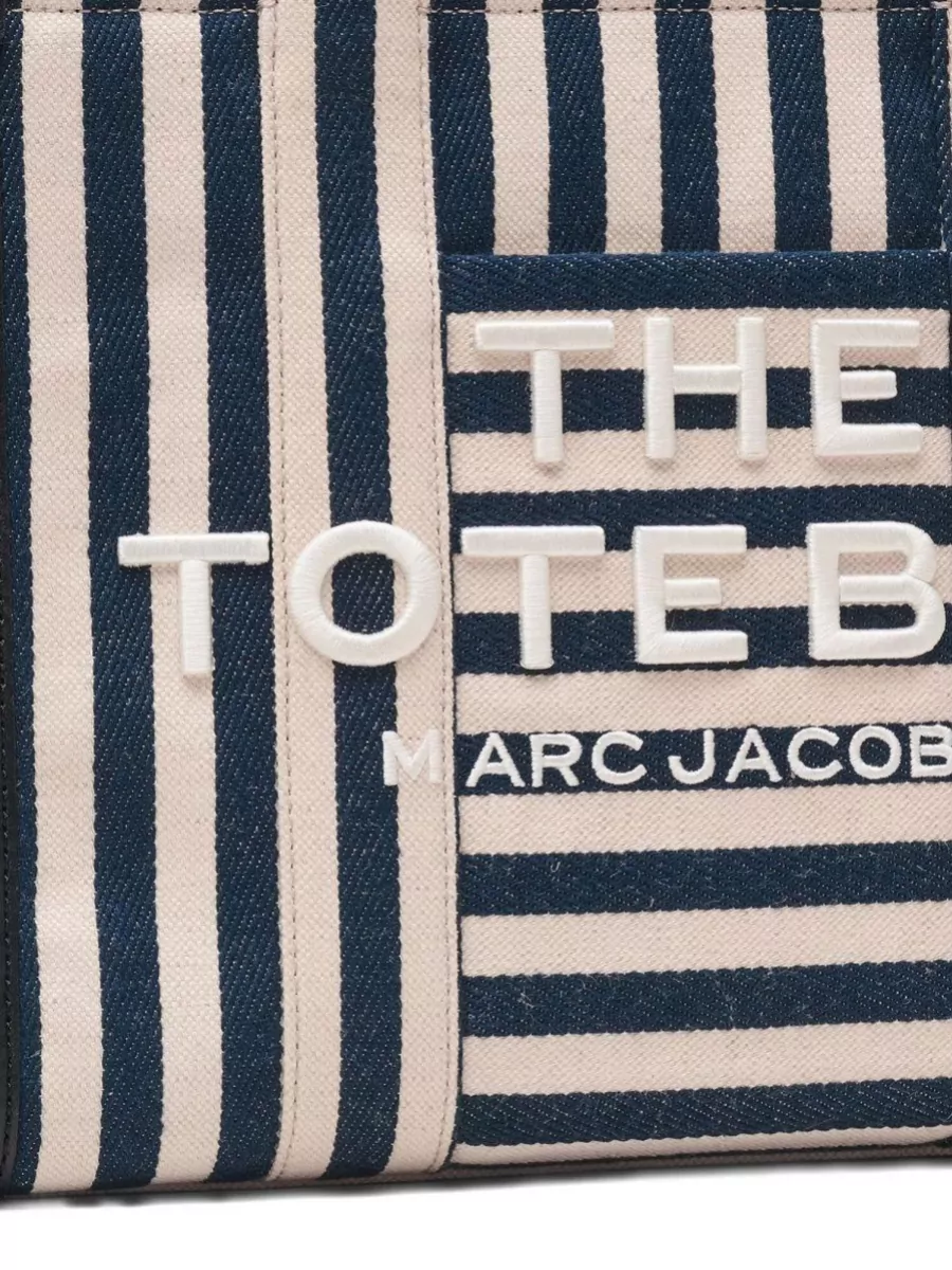 Marc Jacobs The Tote Bag Medium Canvas Stripe Tote Bag