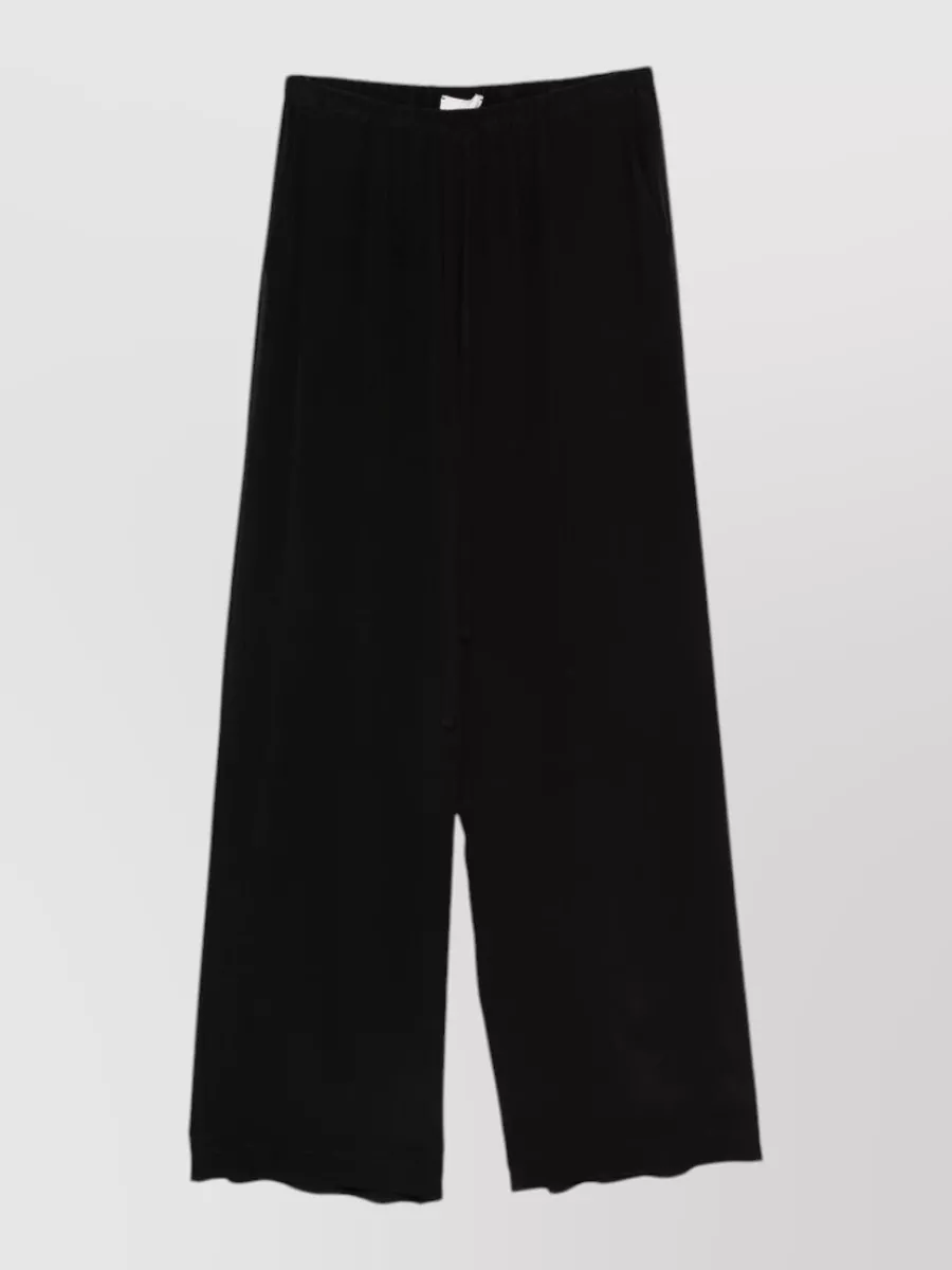 Alysi silk wide-leg trousers