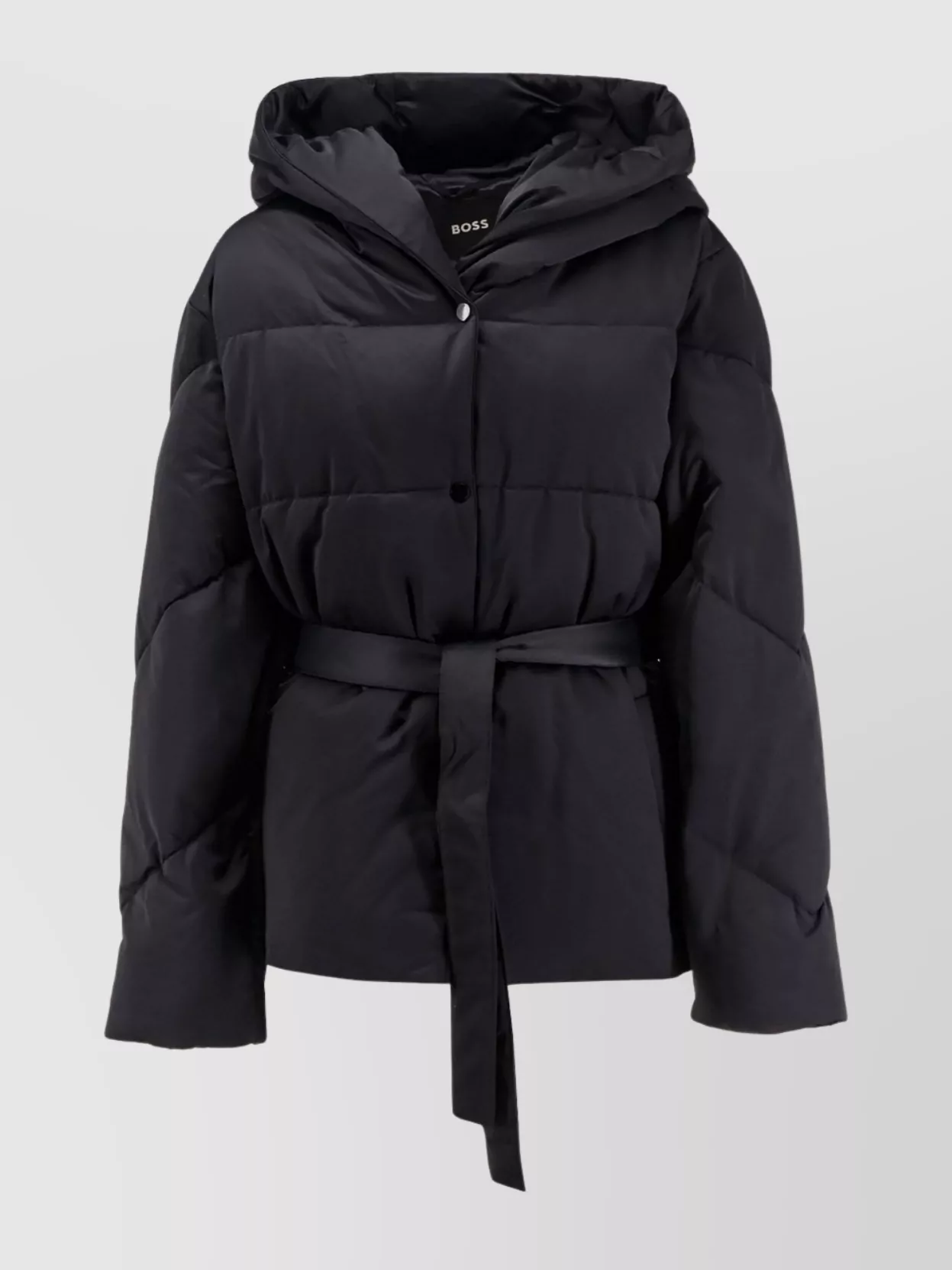 Hugo Boss Plyssa Recycled Polyester Down Jacket In Black