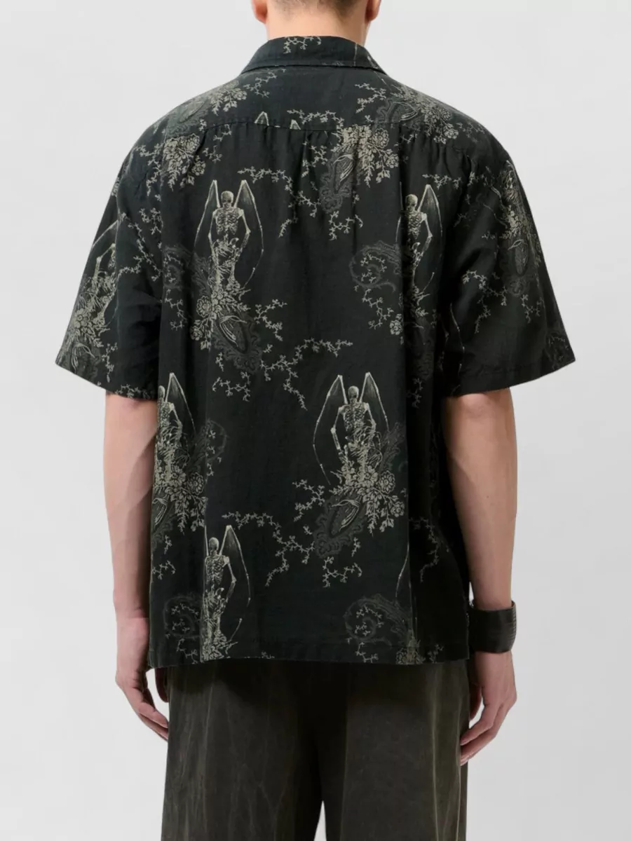 Our Legacy Short Sleeve Shirt Chest Pocket Graphic