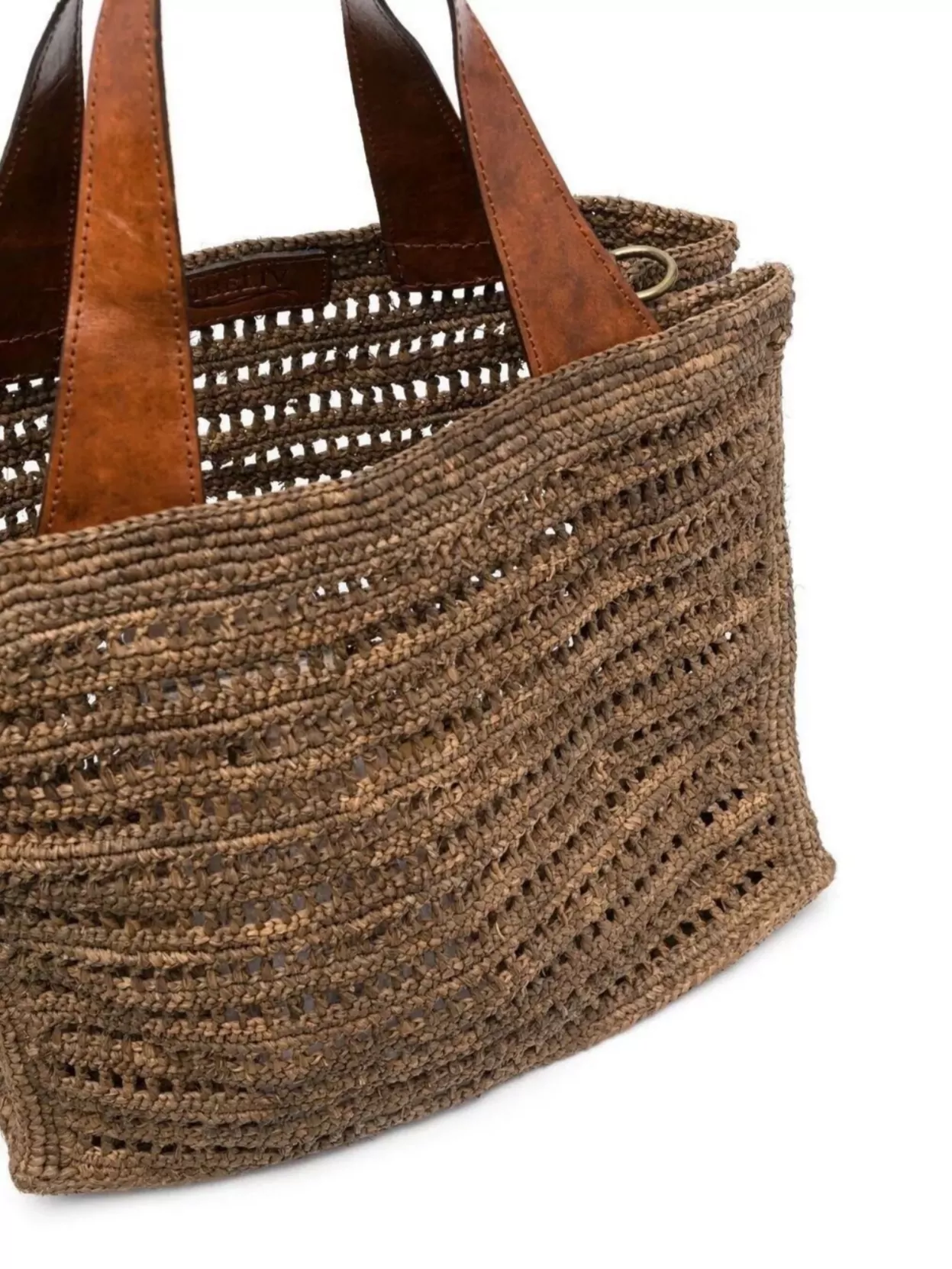 Ibeliv Woven Leather Tote Bag