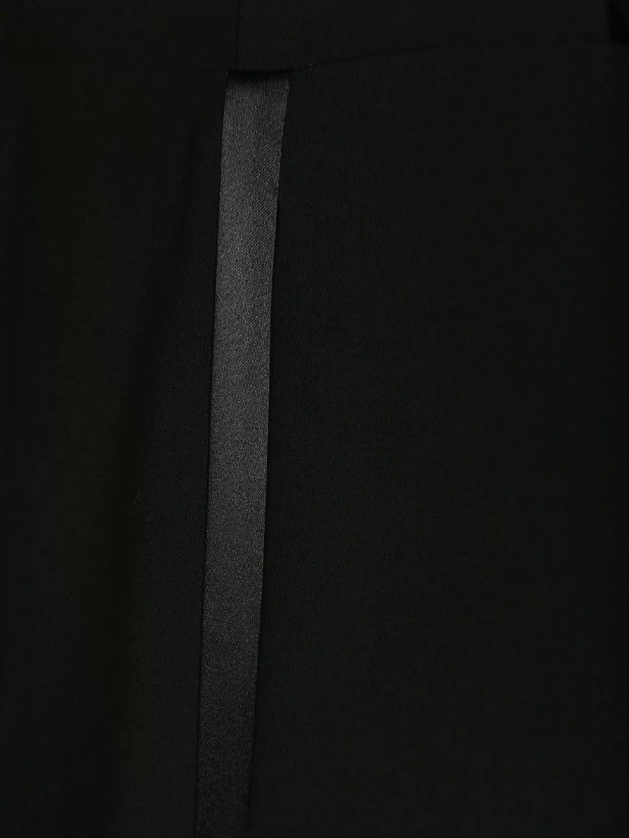MAX MARA CADY JUMPSUIT WITH SATIN PANEL AND TIE DETAIL