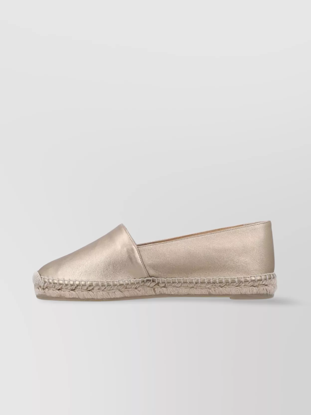 Shop Castaã±er Metallic Finish Espadrille Sole