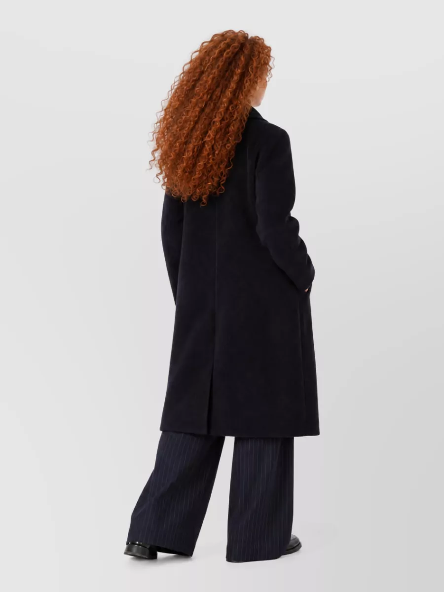 S Max Mara Alpaca Virgin Wool Fitted Jacket