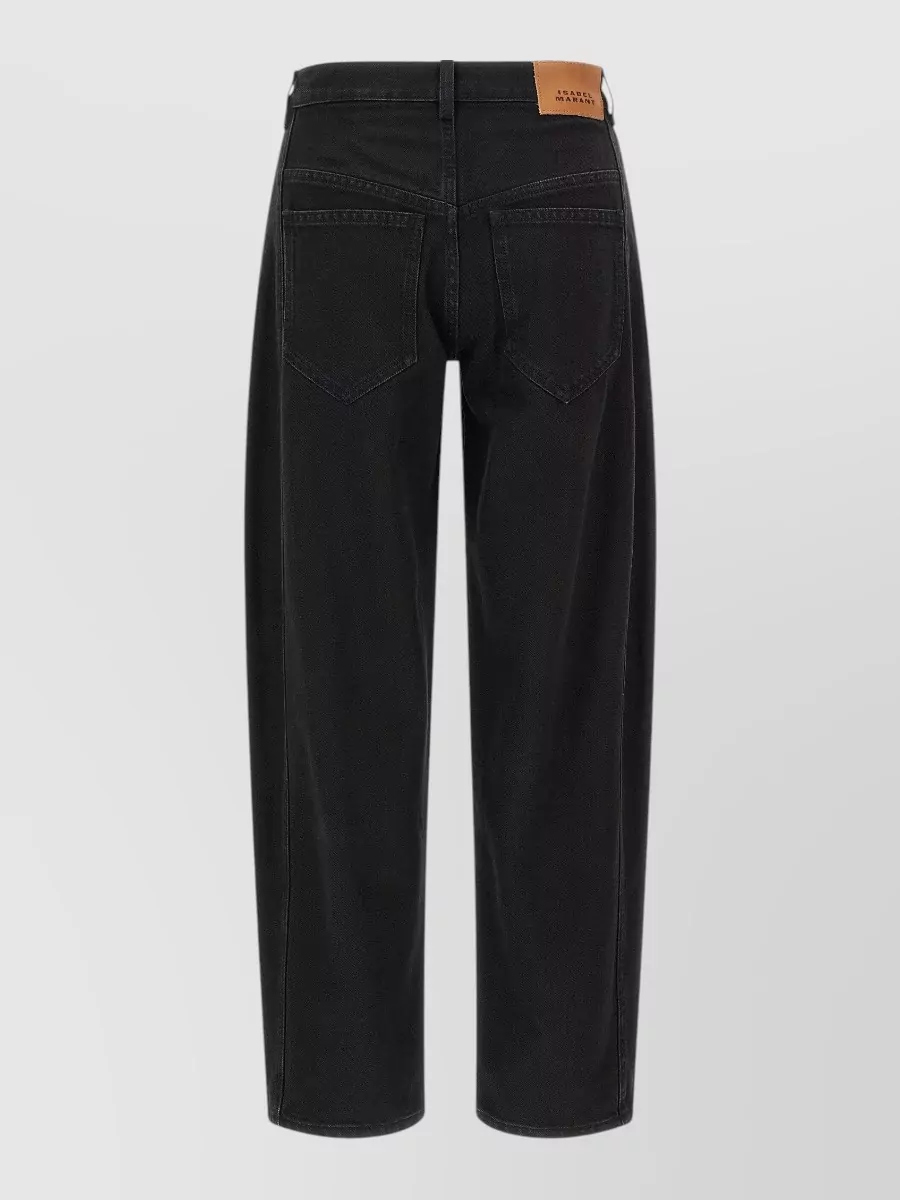 Isabel Marant Etoile Denim Barrel-Leg Jeans