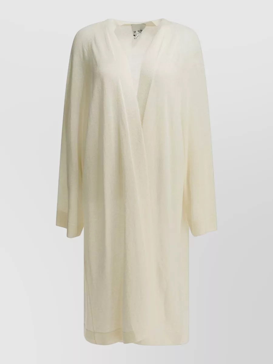 Sa Su Phi cashmere silk long dressing gown