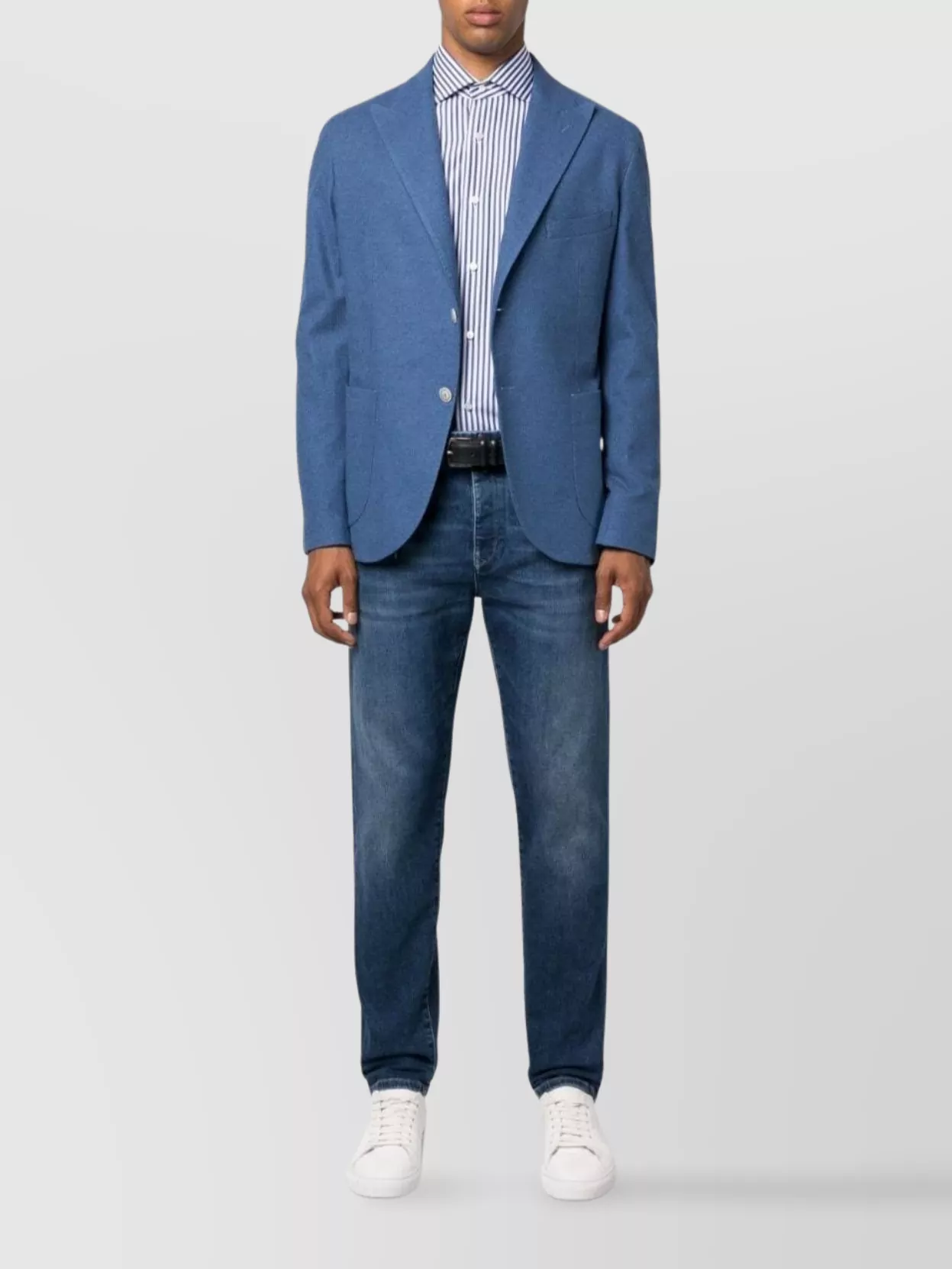 Incotex Denim Special Straight Leg Trousers In Blue