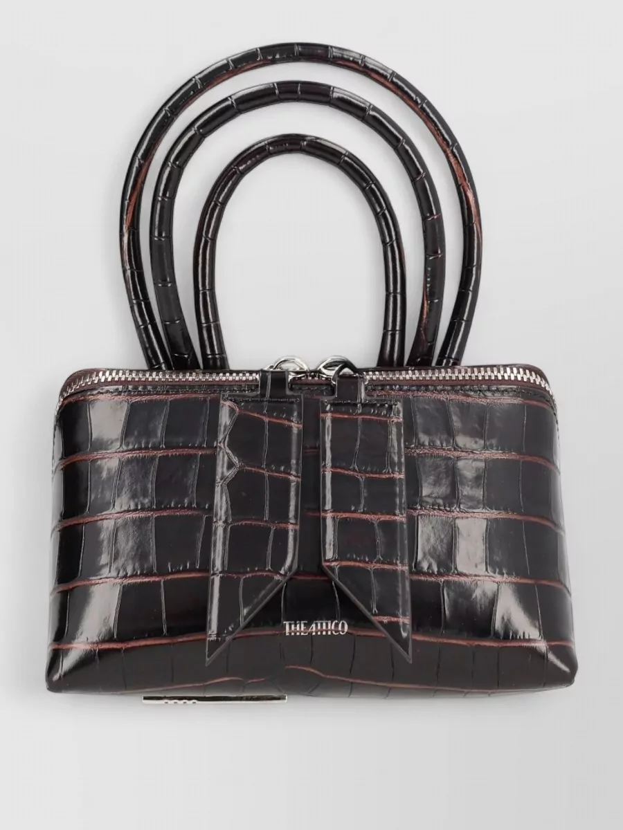The Attico Friday mini leather shoulder bag