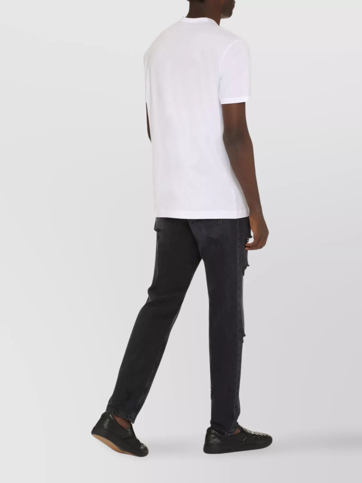 Dolce&Gabbana Crew-Neck Ribbed T-Shirt Short Sleeves