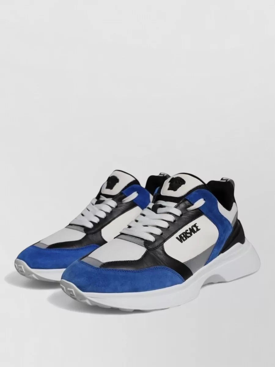 Versace Canvas Low-Top Sneakers