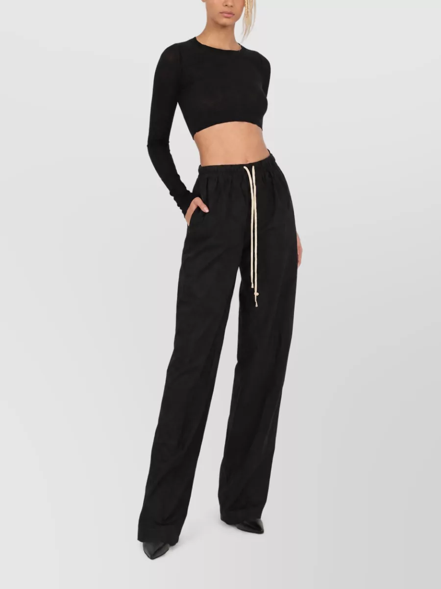 Rick Owens Cotton Dietrich Lounge Pants