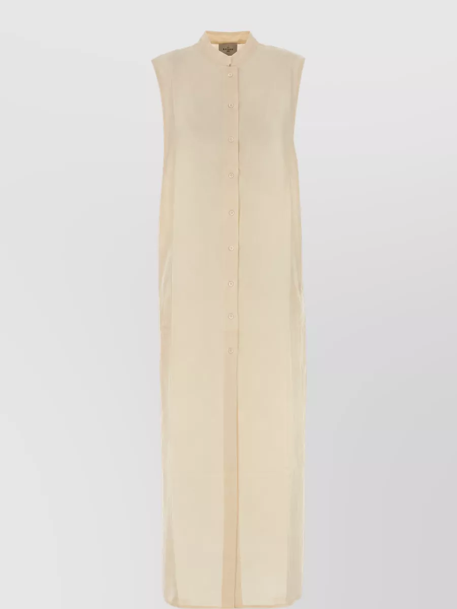 Le Kasha silk midi shirt dress