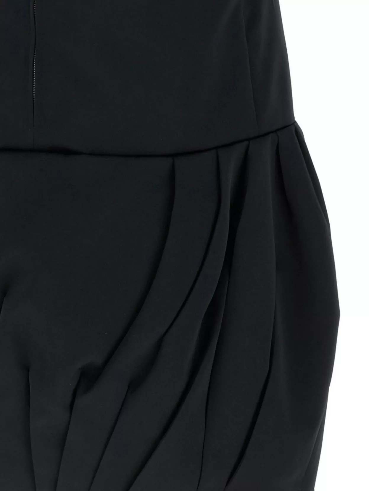 Jil Sander Pleated V-Neckline Sleeveless Dress
