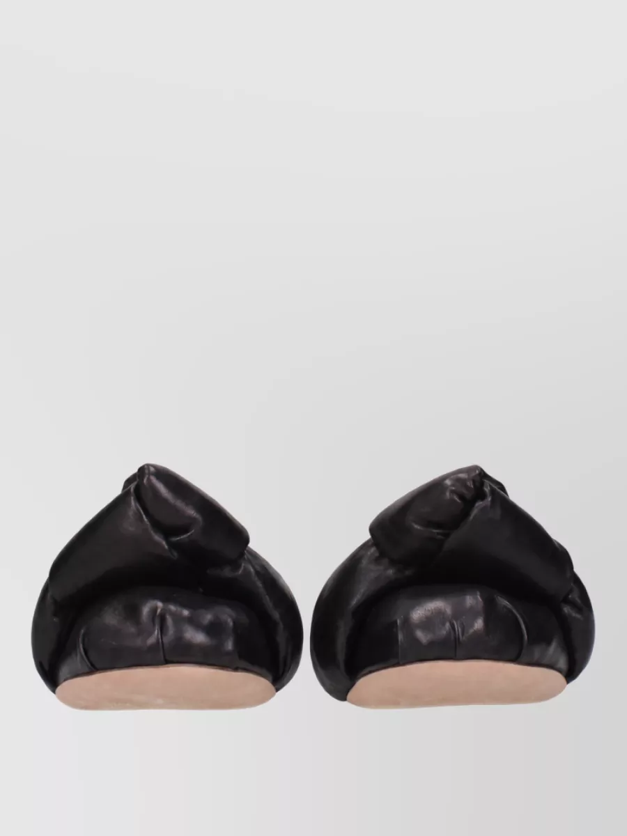 Miu Miu Leather Ballerina Flats