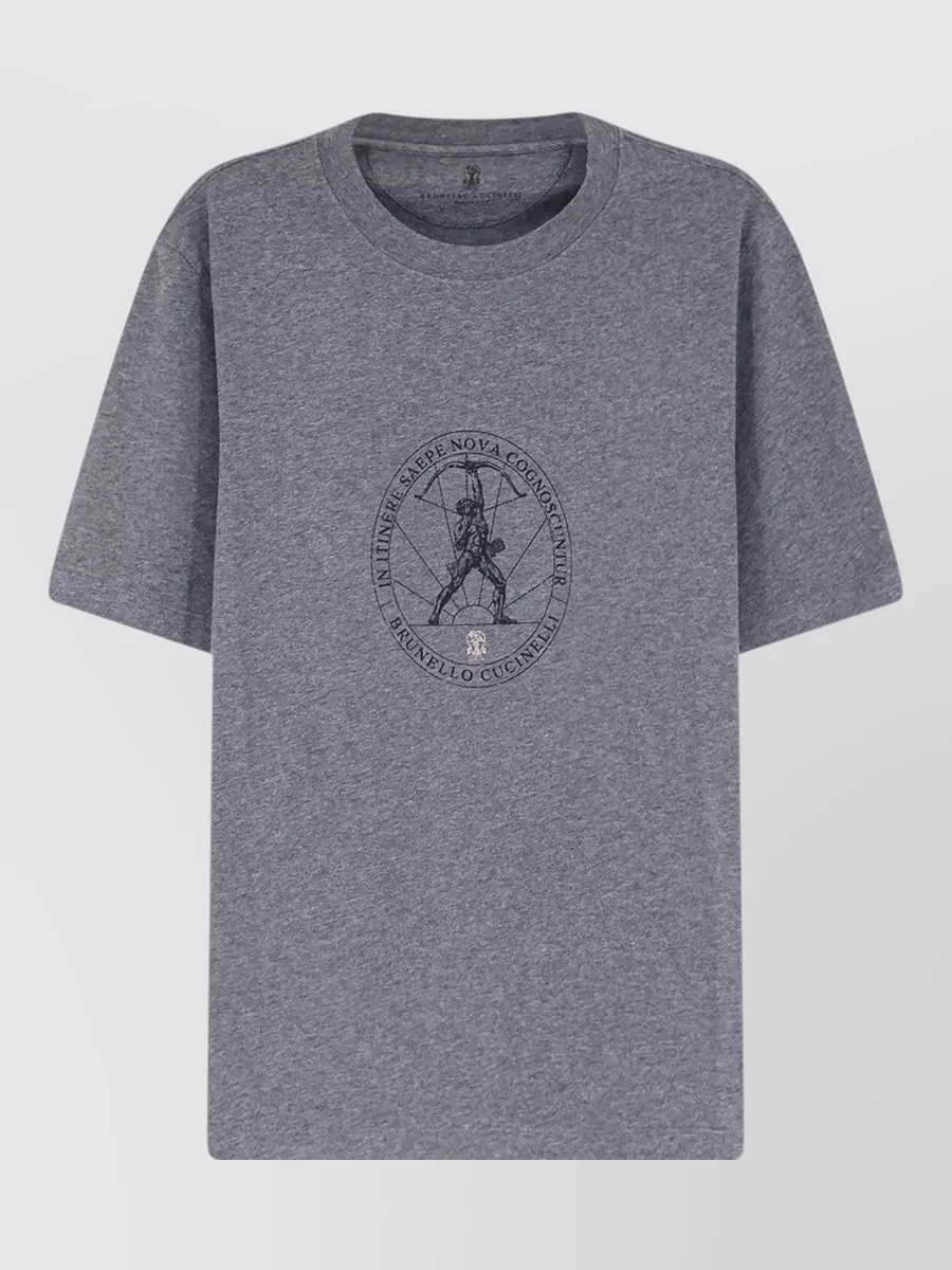 Brunello Cucinelli printed cotton t-shirt