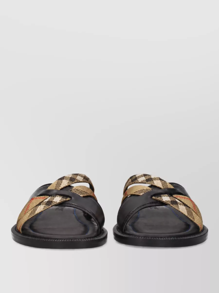 Burberry textile sandals