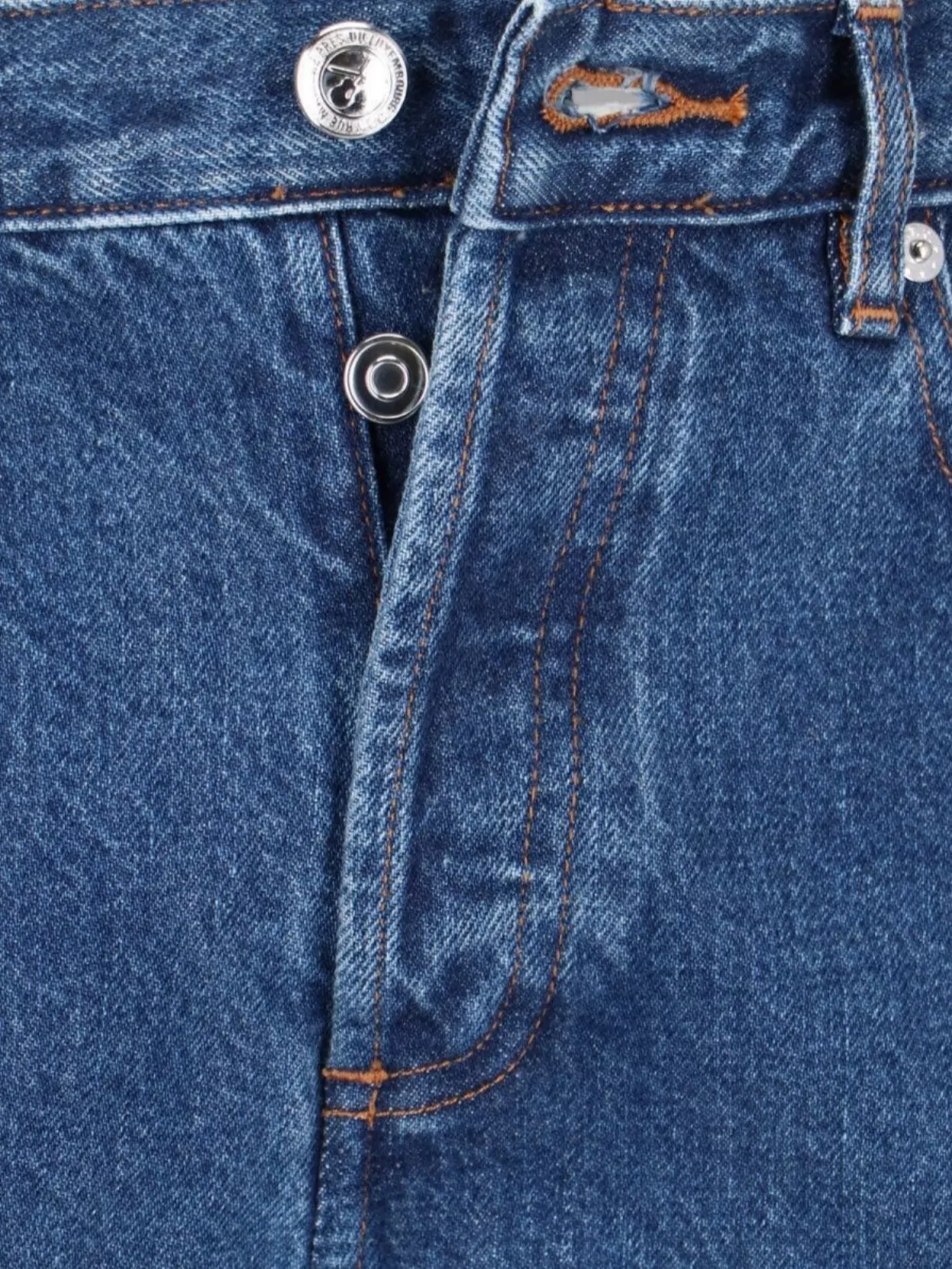 A.p.c. Straight Leg Trousers With Pockets And Rivets