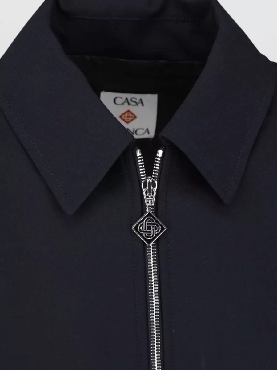 Casablanca Virgin Wool Single-Breasted Coat