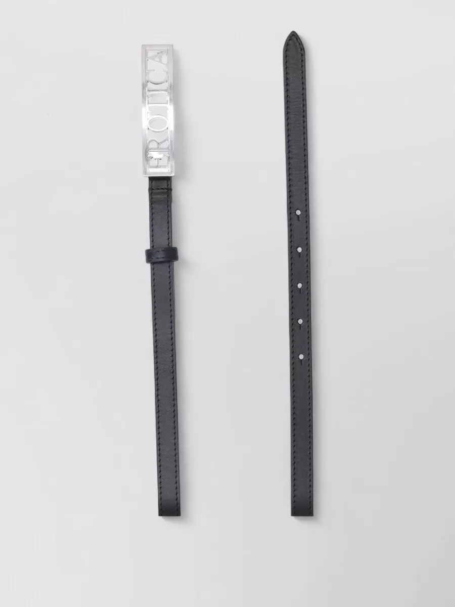 Dondup Slim Belt Adjustable Size Smooth Finish