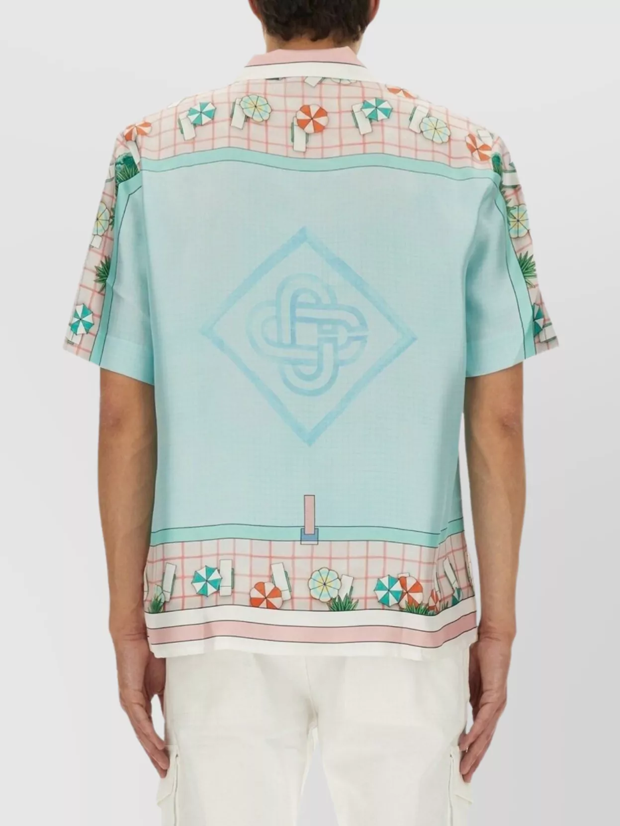 Casablanca Pocketed Graphic Short-Sleeve Shirt