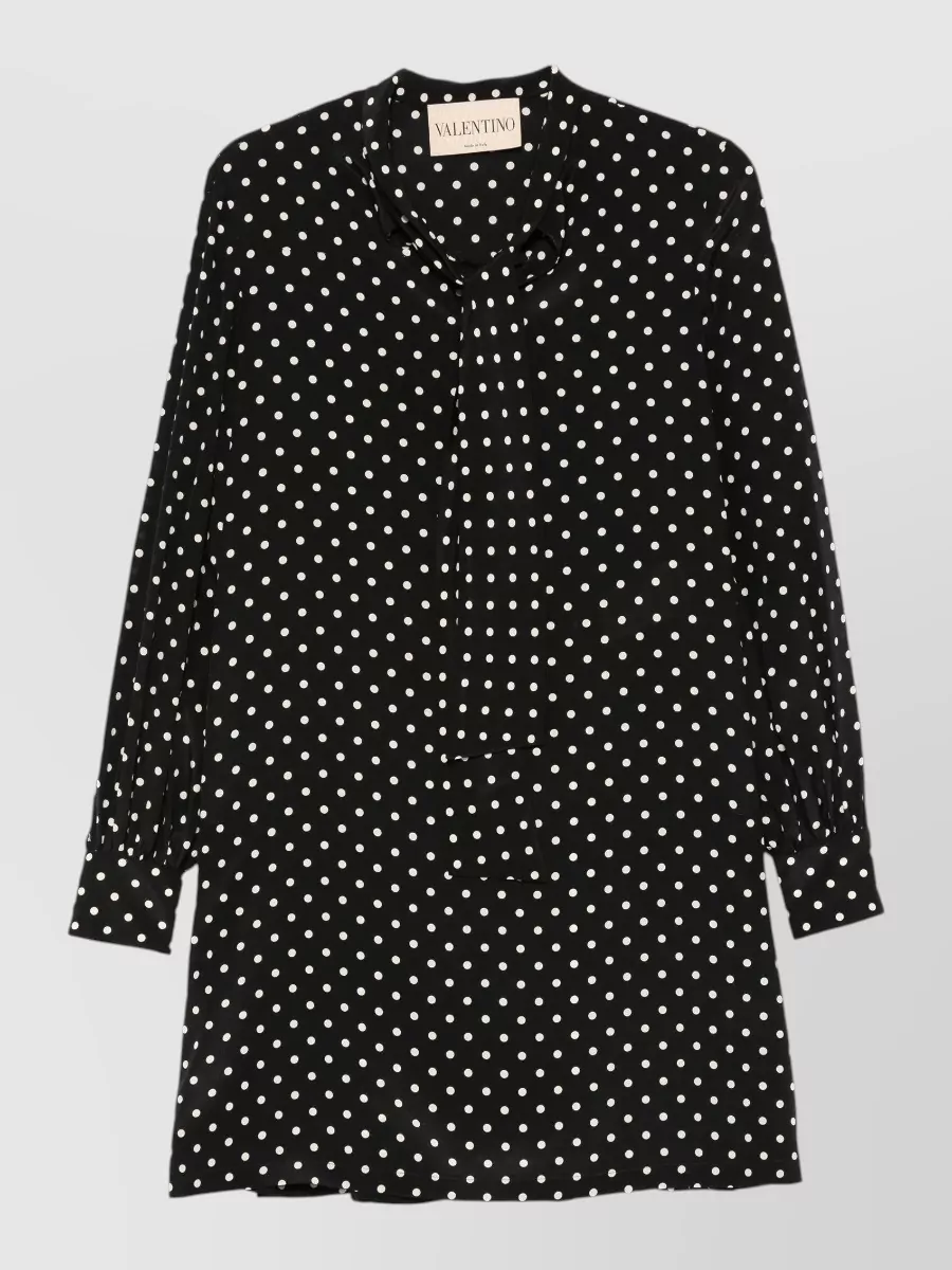 Valentino Garavani Silk polka dot-print mini dress