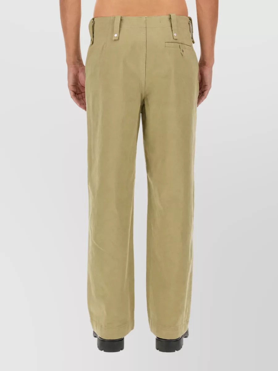 Burberry Cotton Straight-Leg Trousers